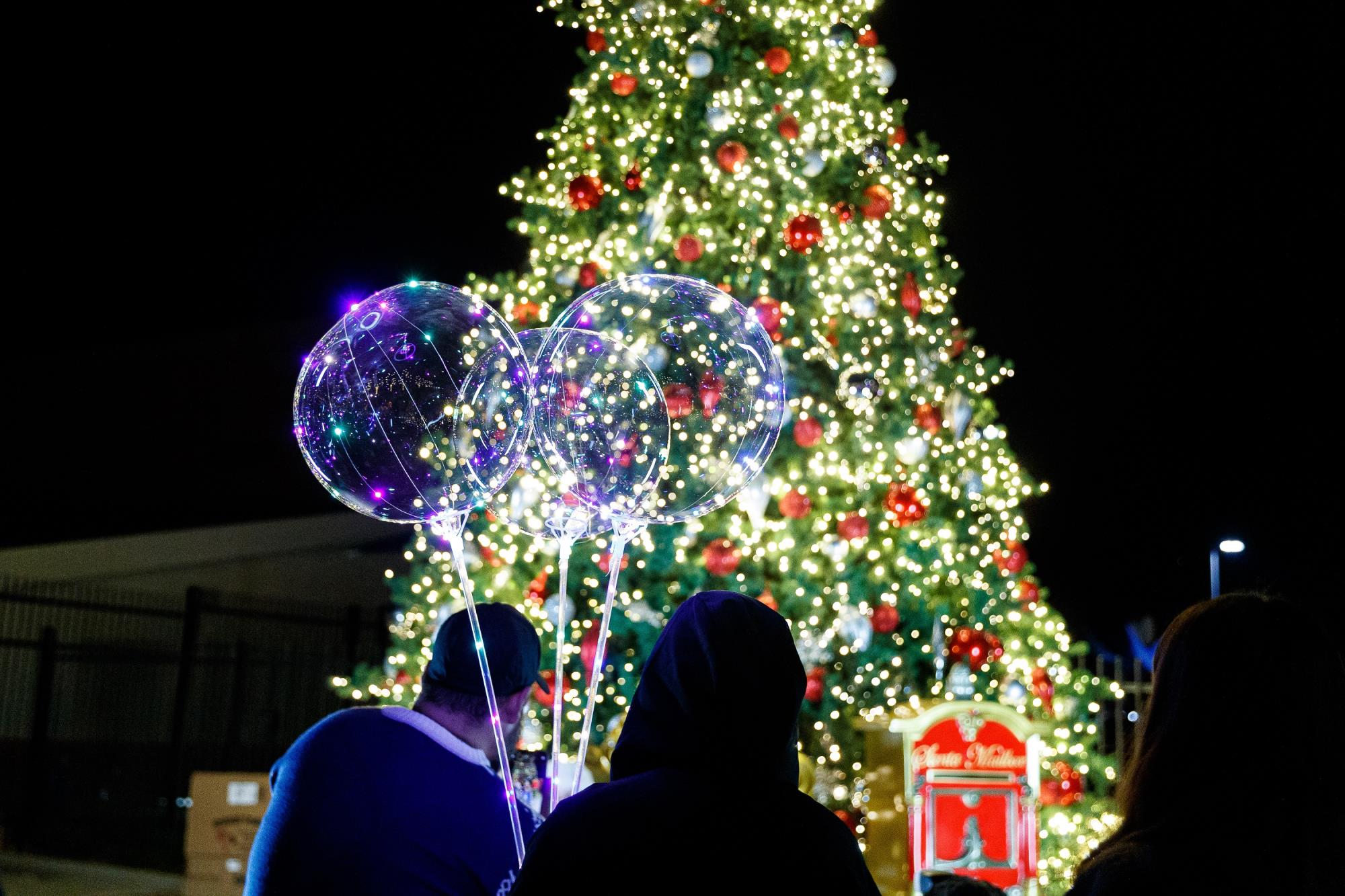 Glow on Monroe, Christmas tree light up