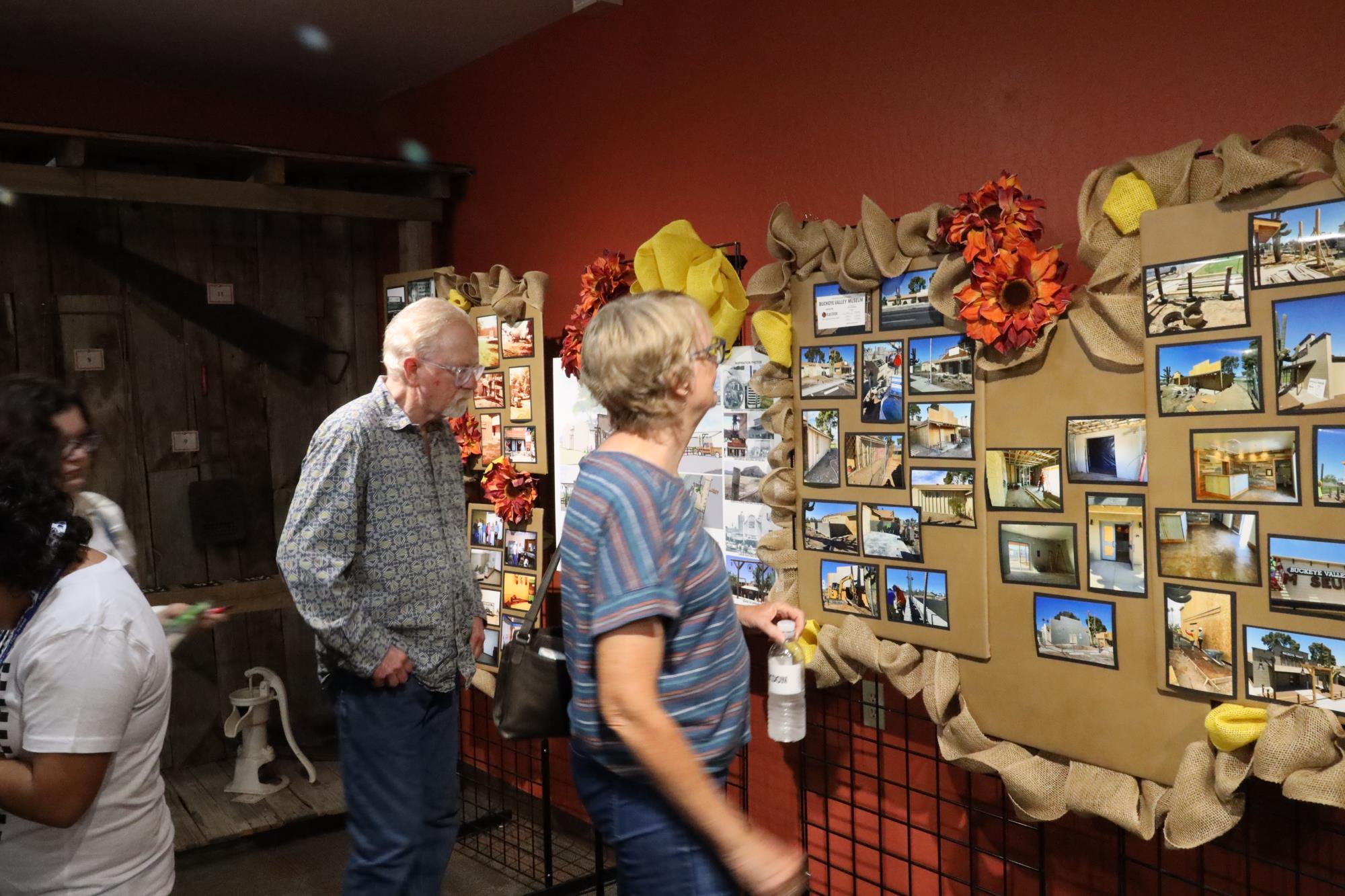 Visitors in the museum, exploring our artifacts