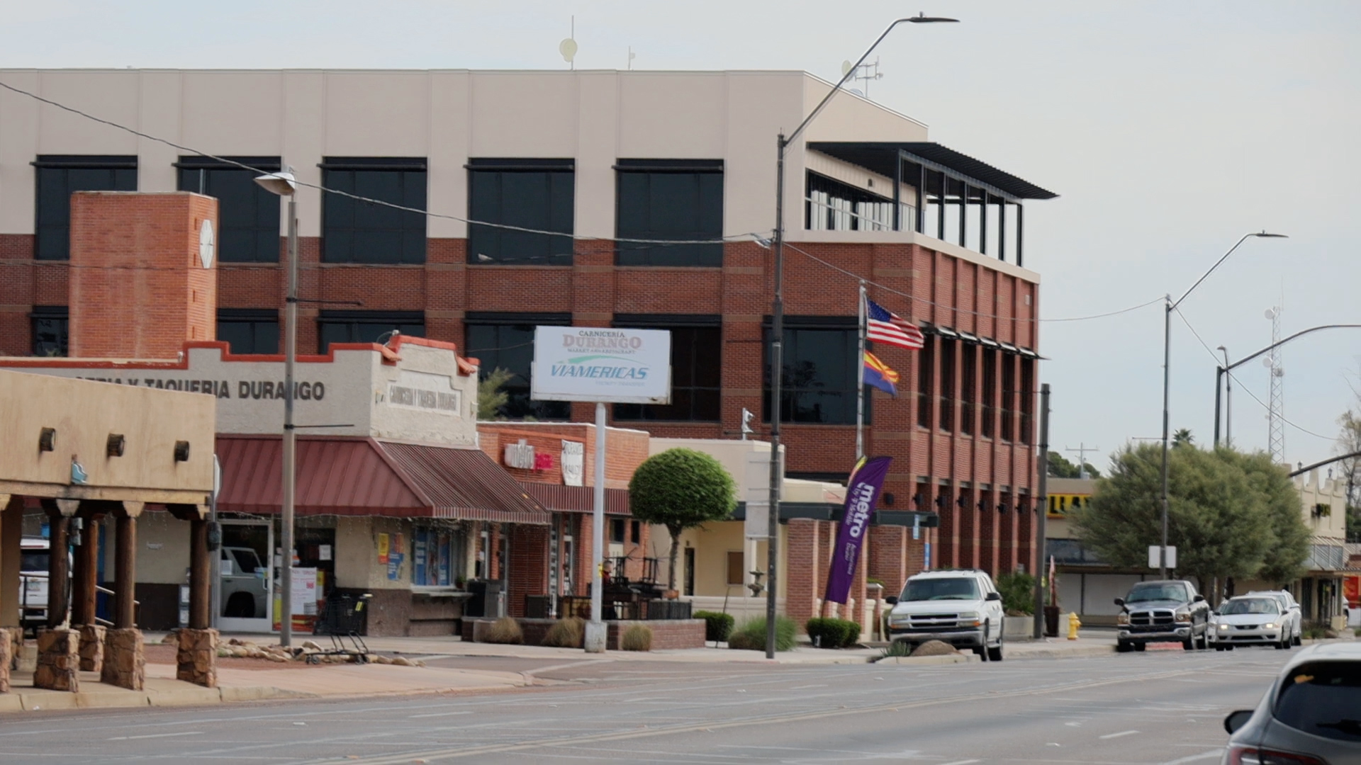 downtown buckeye looking at shops and city hall