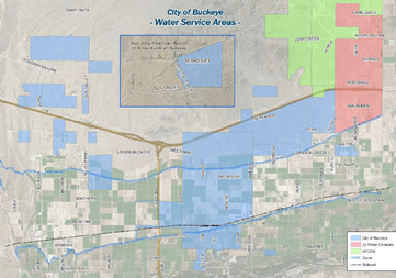 City of Buckeye water services area