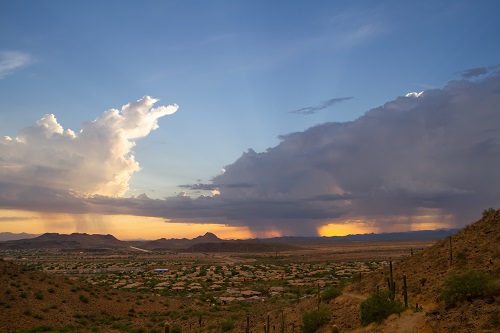 Distant storms. www.istockphoto.com/portfolio/jasony00