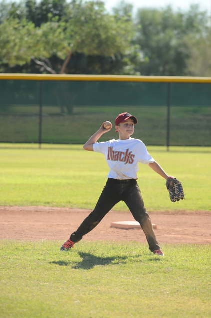 child playing baseball