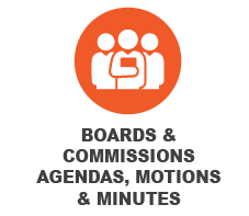 Boards & Commissions Agendas, Motions & Minutes Icon