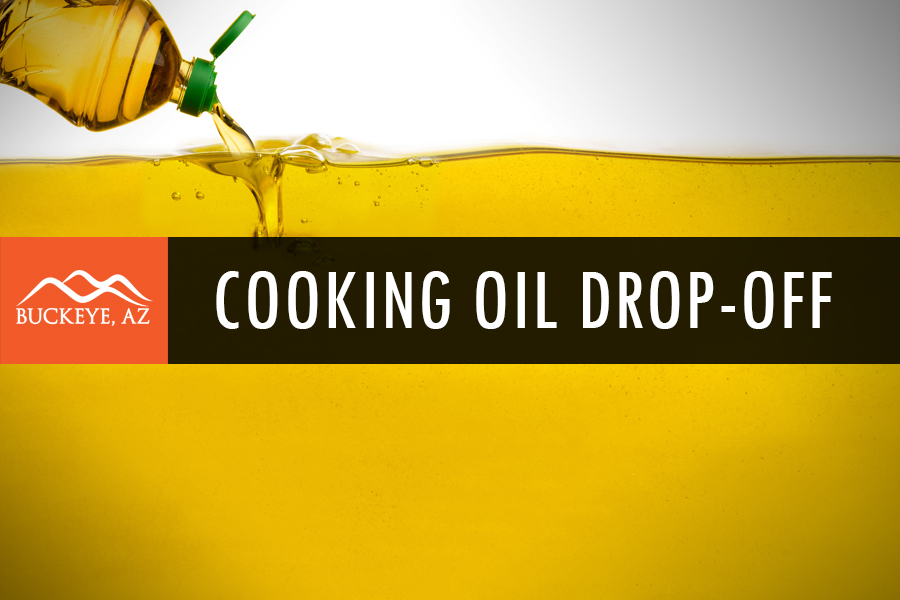 Cooking oil drop-off graphic